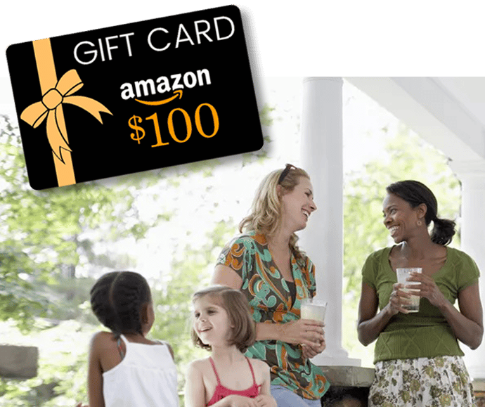 Refer a Friend to Receive $100 Amazon Gift Card
