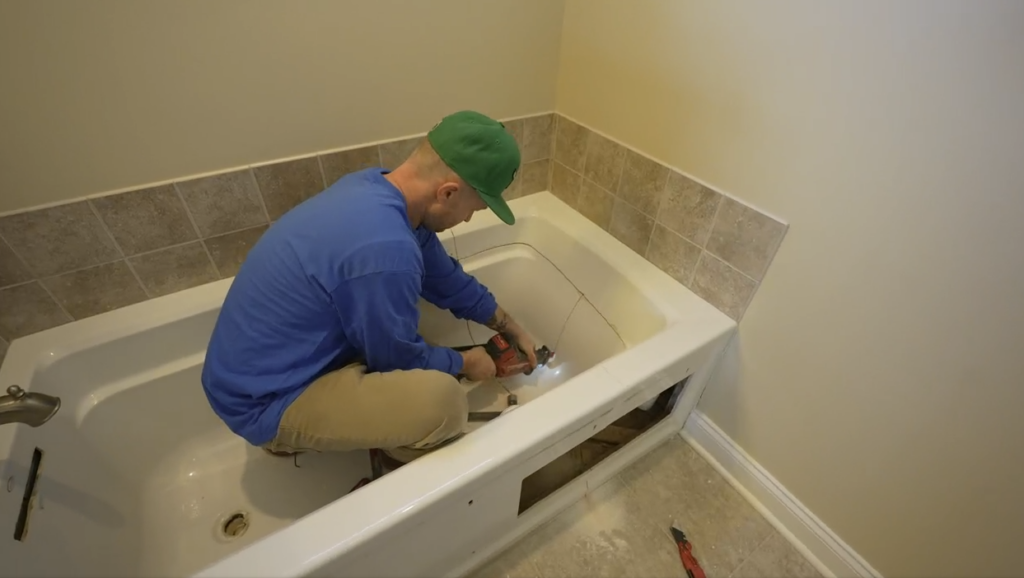 deconstructing tub