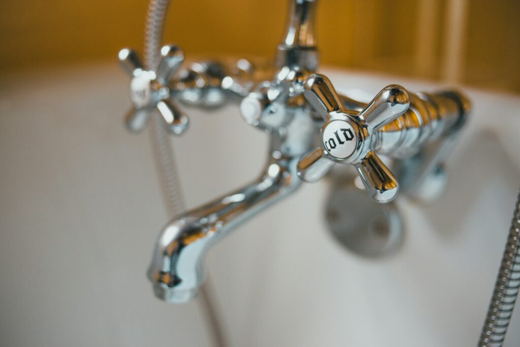 old bathtub faucet