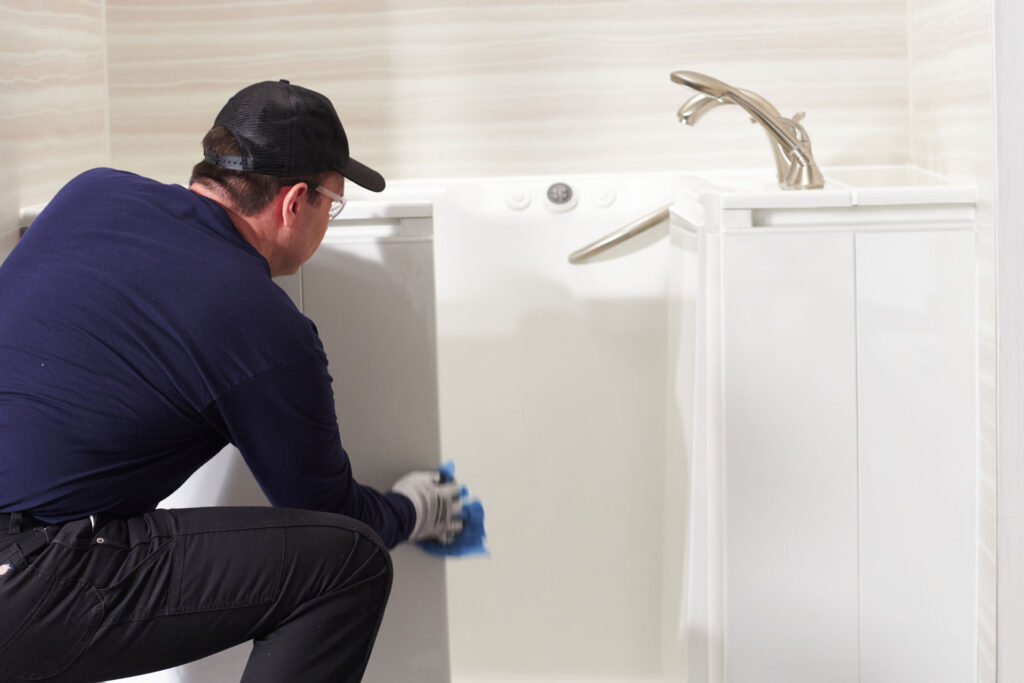 KOHLER walk-in bathtub installation