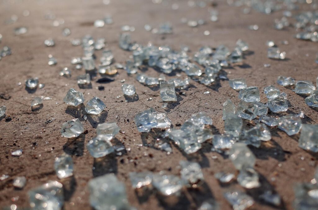 shattered glass