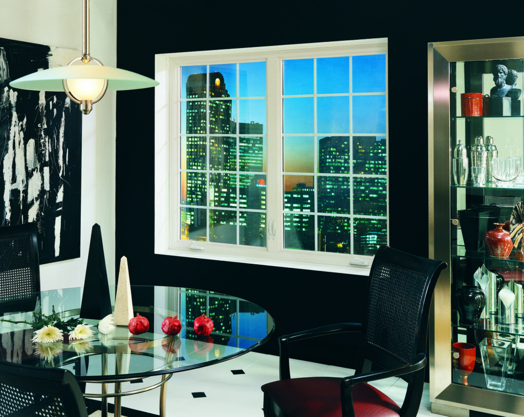 modern vinyl window
