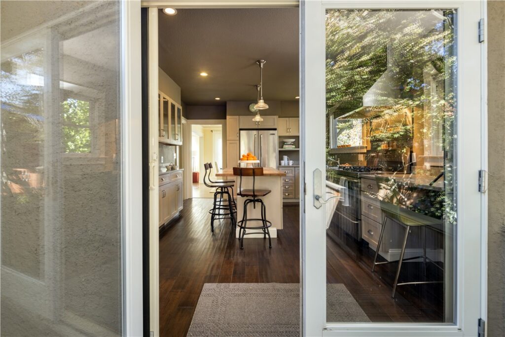 glass patio door